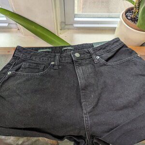 Highrise jean shorts